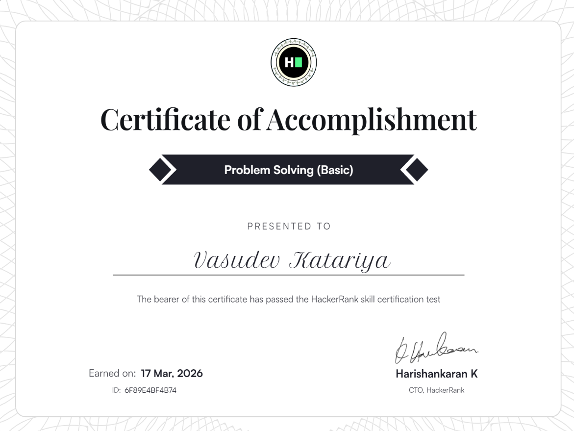 HackerRank Problem Solving